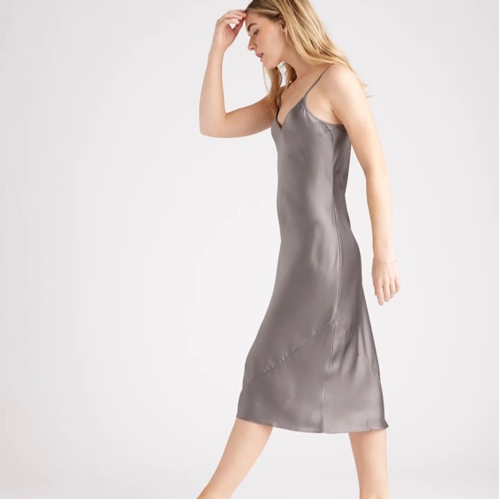 NWT Quince washable silk slip dress